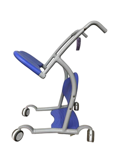 lot 21 image: Arjo NTA-1000 Stedy Patient Transfer Sit-To-Stand Aid - Easy Toileting Hygiene Access, Ergonomic Support for Eye-Level Caregiver Assistance - Good Condition with Wear &amp Tear From Normal Use