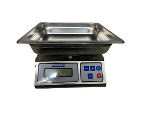 lot 25 image: MSRP $900 Health-o-Meter 3400KL Digital Portion Control Scale with Stainless Steel Tray, Designed for Accurate Weight Measurement, Easy Tare Function &amp Durable Construction for Medical, Dietary &amp Clinical Applications  Works Great