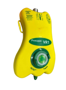 lot 46 image: MSRP $2500 Pneupac VR1 Automatic Ventilator Resuscitator Emergency Respiratory Support, Automatic or Manual Ventilation with Adjustable Controls, Compact Portable Design &amp Reliable Operation for Prehospital and Clinical Use  Works Great