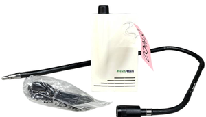 lot 51 image: MSRP $1200 WELCH ALLYN EXAM OBGYN LIGHT 48740 &amp FOCUSABLE ADJUSTIBLE FIBEROPTIC LAMP LITE PIPE - Ideal for gynecological examinations &amp minor procedures Excellent Working Condition