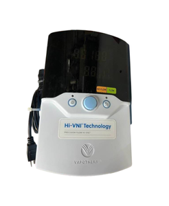 lot 62 image: Vapotherm Precision Flow Plus Hi-VNI High Velocity Therapy System  Mask-free respiratory support with one button, precise control of oxygen, flow, and temperature, optimal humidification, patient comfort, safety alarms, and easy nurse call integration.