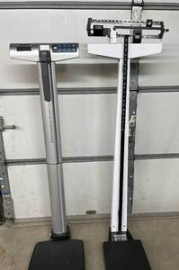 lot 82 image: Lot of 2 Adult Patient Floor Weighing Scales - Great Working Condition