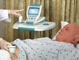 lot 19 image: MSRP $12,000 Verathon BVI 9400 BladderScan Non-Invasive 3D Ultrasound Device for Fast, Accurate Bladder Volume Measurement, Designed to Reduce Catheterizations, Improve Patient Comfort &amp Support Efficient Clinical Workflow  Works Great