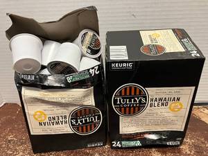 lot 20 image: Tullys Hawaiian Blend K-Cups