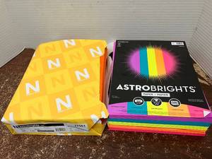 lot 23 image: Astrobrights Copy Paper