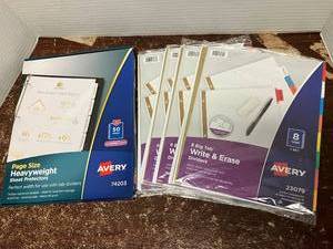 lot 48 image: Sheet Protectors and Binder Dividers