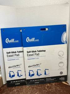 lot 78 image: Self-Sticky Tabletop Easel Pads