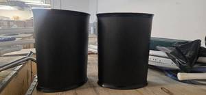 lot 8 image: Lot of 2 Trash Cans from a shutdown Hotel in the Twin Cities (USED)