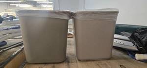 lot 11 image: Lot of 2 Trash Cans from a shutdown Hotel in the Twin Cities (USED)