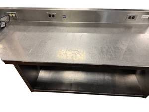 lot 148 image: Stainless Steel Electric Prep Table