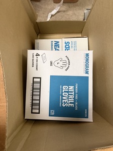 lot 347 image: White Poly Aprons Gloves