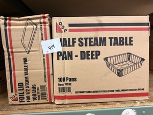 lot 414 image: Steam Table with LID 12 pan deep