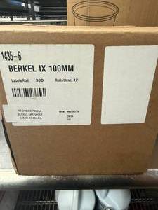 lot 528 image: Rolls of Labels Berkel 100MM