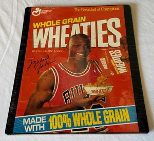 lot 33A image: Michael Jordan Wheaties Box Puzzle