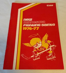 lot 36A image: Minnesota Fighting Saints 1976-77 Vintage Hockey Media Guide