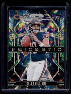 lot 74 image: Caleb Williams Prizmatic Insert RC 2024 Prizm #1 Rookie Football Card