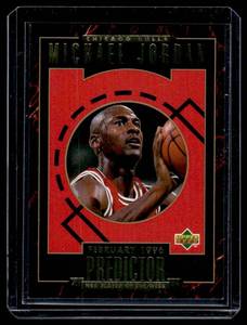 lot 95 image: Michael Jordan Predictor Insert 1995 Upper Deck #H3 Basketball Card