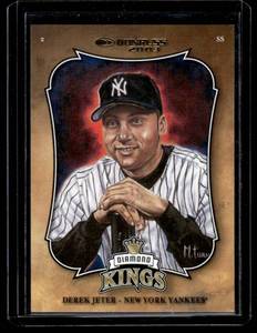 lot 97 image: Derek Jeter 2500 2003 Donruss Diamond Kinfs #DK-2 Baseball Card