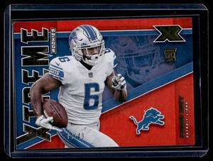 lot 109 image: DAndre Swift RC Xtreme Rookies 2020 Xr #X-9 Insert Rookie Football Card