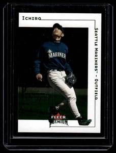 lot 114 image: Ichiro Suzuki RC 1999 2001 Fleer Premium Prospects #231 Rookie Baseball Card