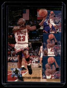 lot 119 image: Michael Jordan FirstTeam All-NBA Insert 1993-94Fleer Ultra #2 Basketball Card