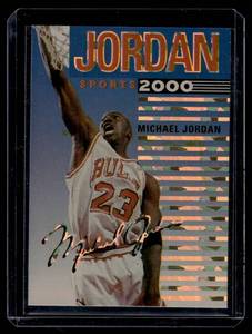 lot 125 image: Michael Jordan Sports 2000 Promotional Test Issue Basketball Card