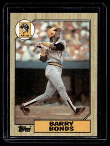 lot 150 image: Barry Bonds 1987 Topps #320 Rookie Baseball Card