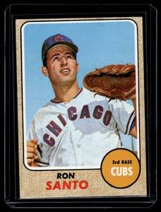 lot 237 image: Ron Santo 1968 Topps #235 Vintage Baseball Card
