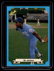 lot 253 image: Bo Jackson RC 1988 Classic #208 Baseball Card