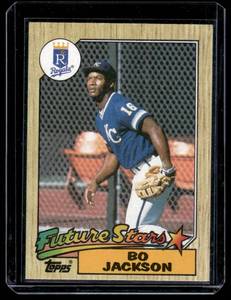 lot 261 image: Bo Jackson RC 1987 Topps #170 Rookie Baseball Card