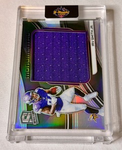 lot 162 image: Irv Smith Jr. Jumbo Patch 199 2019 Spectra Monumental #MM-35 Numbered 144199 Minnesota Vikings Football Card