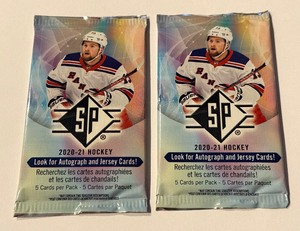 lot 210 image: 2021 SP Hockey 2 Pack Lot - #2