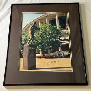 lot 36B image: Stan Musial Auto Framed Photo With Field of Dreams COA