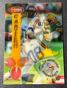 lot 106A image: 1994 Cris Carter Pinnacle Sportflics Minnesota Vikings Football Card No. 66