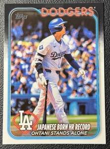 lot 108A image: 2024 Shohei Ohtani MLB Topps Update Series Ohtani Stands Alone Los Angeles Dodgers Baseball Card No. US123