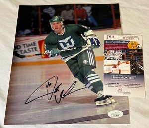 lot 111A image: Pat Verbeek Signed 8x10 Hockey Photo With JSA COA