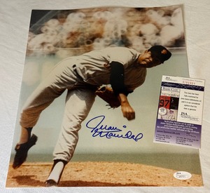 lot 115A image: Juan Marichal Signed 11x14 Baseball Photo With JSA COA