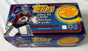 lot 135A image: 2002-03 Topps NHL Hockey Cards (uncertain if complete)