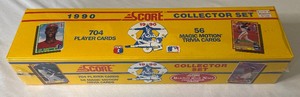lot 140A image: 1990 Score Baseball Sealed Factory Card Set