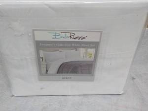 Bella Russo White Queen Size Sheet ...