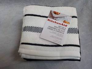 lot 24 image: Kitchen Aid set of 8 Dish Cloths...