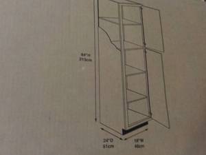 Home Depot Assembled White Wood Pan...