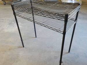 lot 53 image: Wire Shelf 36 x 18 x 36 Shelves - ...