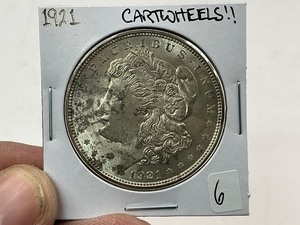 lot 6 image: 1921 Morgan Silver Dollar