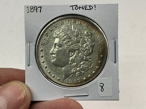 lot 8 image: 1897 Morgan Silver Dollar