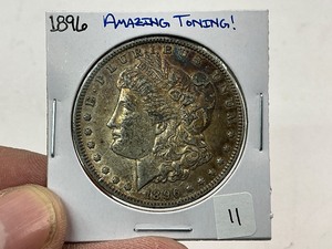 lot 11 image: 1896 Morgan Silver Dollar