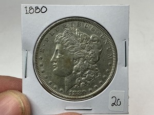 lot 20 image: 1880 Morgan Silver Dollar