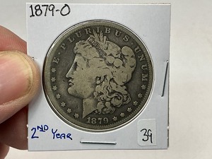 lot 39 image: 1879-O Morgan Silver Dollar