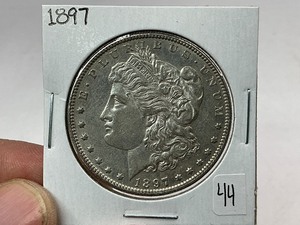 lot 44 image: 1897 Morgan Silver Dollar