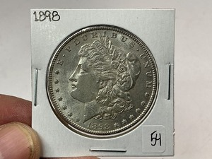 lot 54 image: 1898 Morgan Silver Dollar